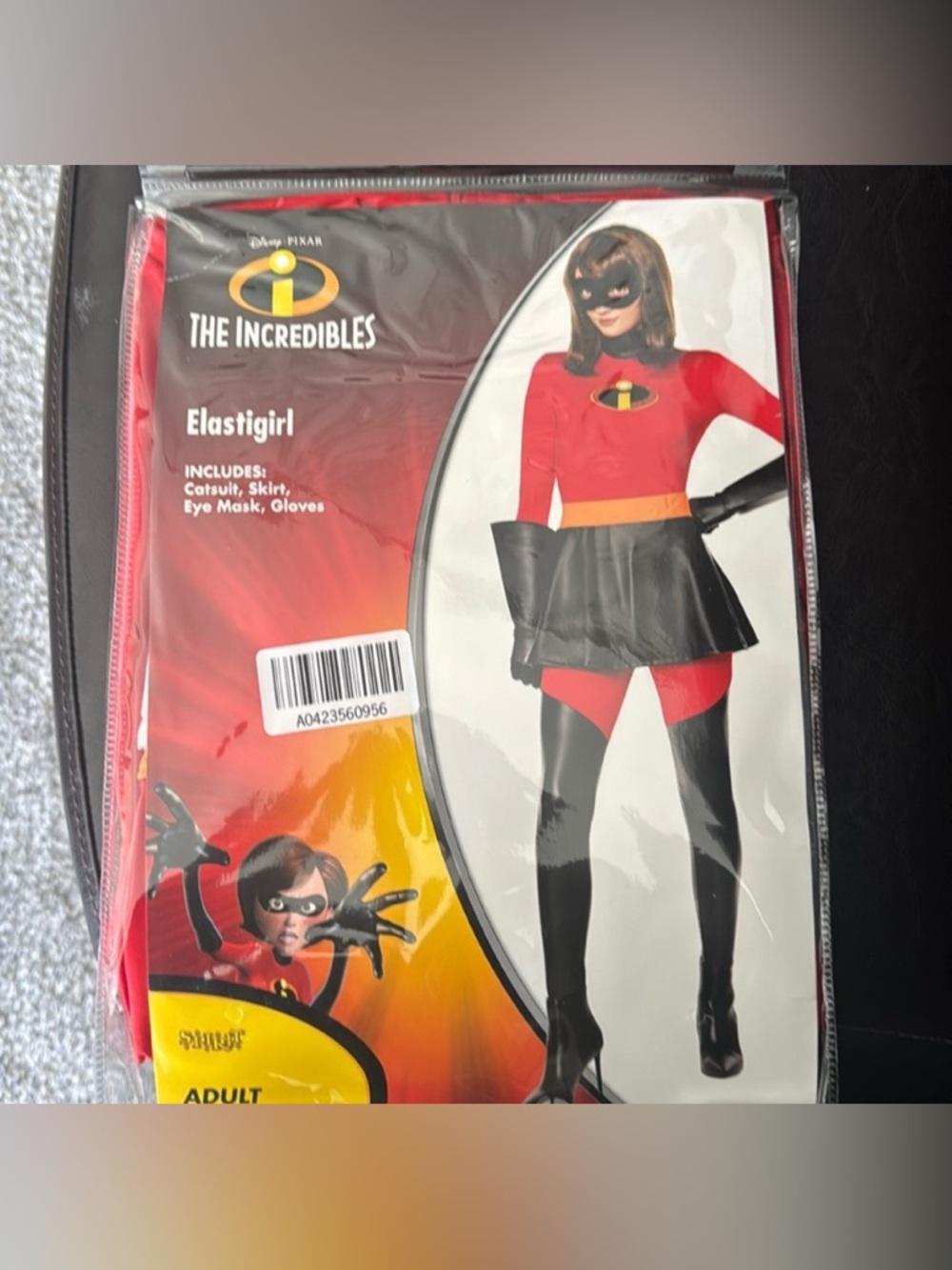 Disney Elastigirl Superhero Costume in Red and Black